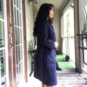 Navy blue coat